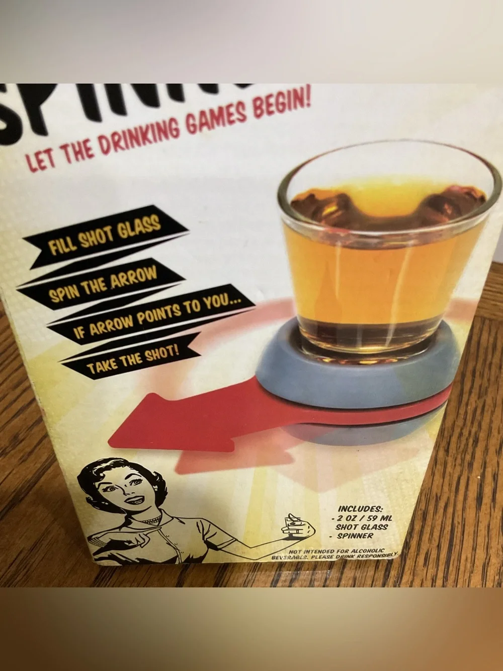 Drinkville shot spinner